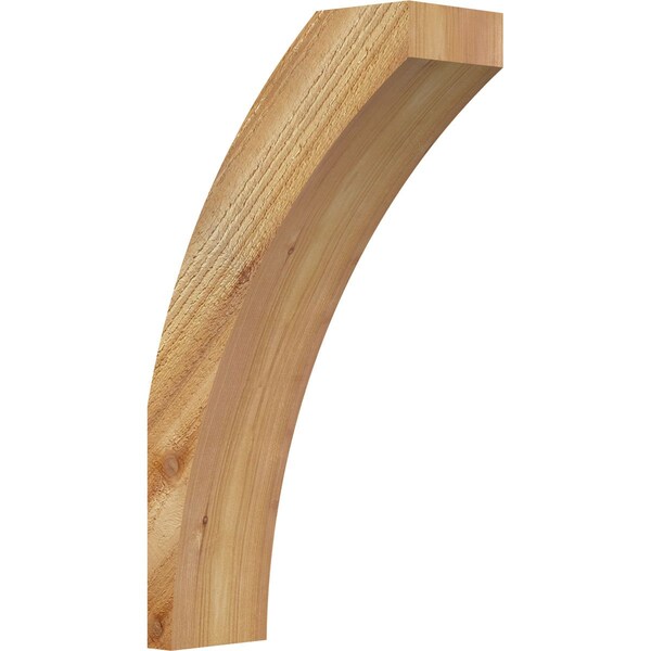 Ekena Millwork 4"W x 10"D x 18"H Thorton Rough Sawn Knee Brace, Western Red Cedar BRC04X10X18THR00RWR - main